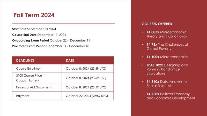 Fall 2024 Course Schedule