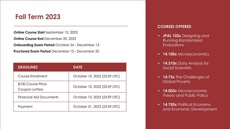 DEDP fall dates 2023 - revised
